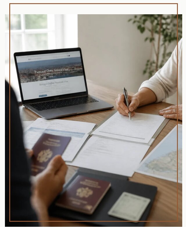Оформление Digital Nomad и ВНЖ Португалии в Касимах